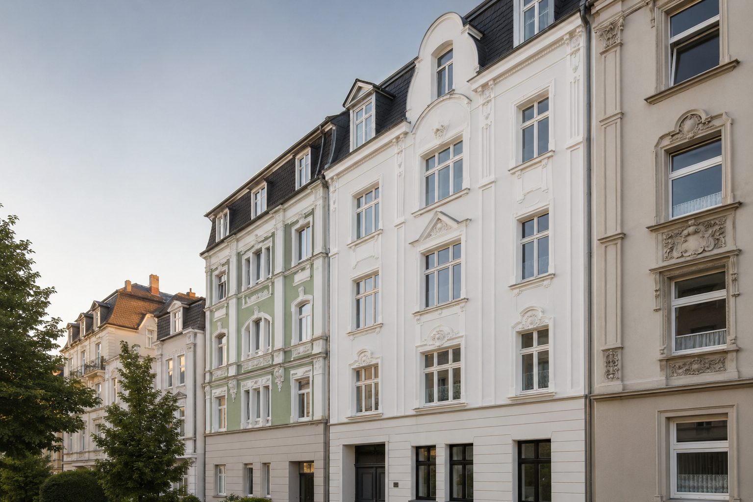 Wohnbebauung in der Region Wuppertal